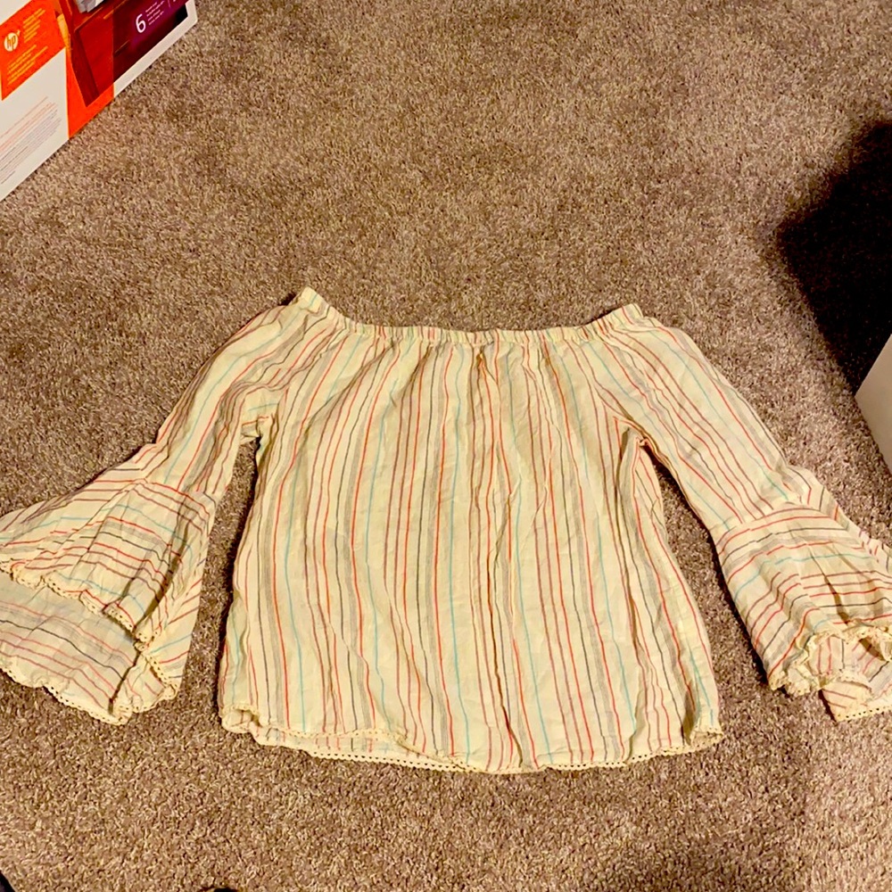 off the shoulder blouse